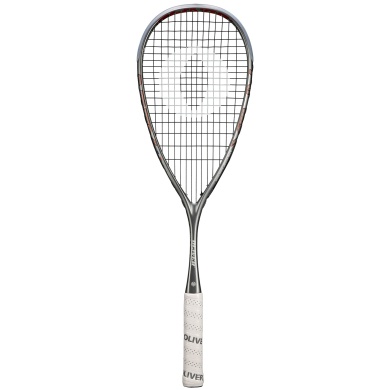 OLIVER Squashschläger Apex 5.0 Champion Edition (125g/ausgewogen) silber - besaitet -